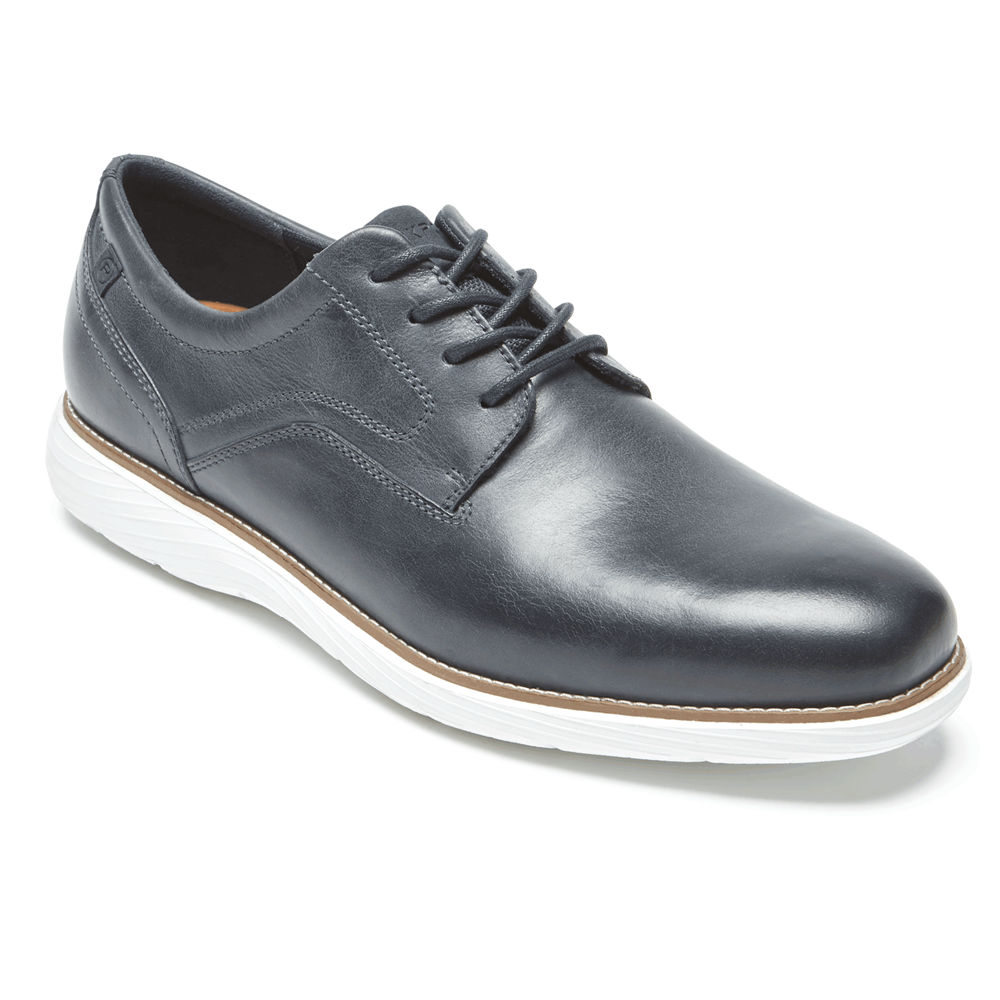 ロック ポート ビジネス シューズ メンズ ネイビー - Garett Plain Toe - TJD528047